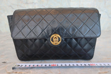 画像をギャラリービューアに読み込む, CHANEL/シャネル マトラッセチェーンショルダーバッグ ラムスキン ブラック/ゴールド金具 ショルダーバッグ 800060017
