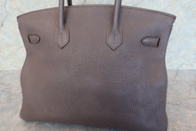 Load image into Gallery viewer, HERMES BIRKIN 35 Togo leather Etain □P Engraving Hand bag 700050028
