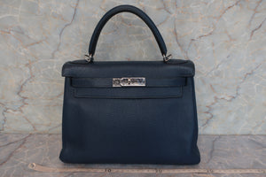 HERMES／エルメス ケリー28 トゴ ブルードプリュス ショルダーバッグ 600100036