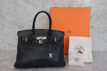 画像をギャラリービューアに読み込む, HERMES／エルメス バーキン30 トリヨンクレマンス ブラック □I刻印 ハンドバッグ 800010067

