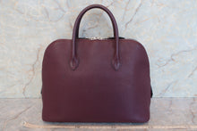 将图片加载到图库查看器，HERMES／BOLIDE 1923 Chevre myzore goatskim Raisin □L刻印 Hand bag 600080178
