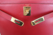 画像をギャラリービューアに読み込む, HERMES／エルメス ケリー28 ボックスカーフ ヴァーミリオン 〇W刻印 ショルダーバッグ 700070304
