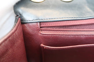 CHANEL Medium Matelasse single flap chain shoulder bag Lambskin Black/Gold hadware Shoulder bag 600060073