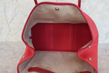 Load image into Gallery viewer, HERMES  GARDEN PARTY PM Negonda leather Rouge casaque □P Engraving Tote bag 700100011
