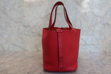 画像をギャラリービューアに読み込む, HERMES／エルメス ピコタンＭＭ トリヨンクレマンス ヴァーミリオン □G刻印 ハンドバッグ 800030039
