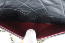 画像をギャラリービューアに読み込む, CHANEL/シャネル マトラッセＷフラップＷチェーンショルダーバッグ ラムスキン ブラック/ゴールド金具 ショルダーバッグ 800090171
