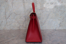 画像をギャラリービューアに読み込む, HERMES／エルメス ケリー28 ボックスカーフ ヴァーミリオン 〇W刻印 ショルダーバッグ 700070304
