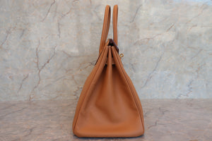 HERMES／エルメス バーキン35 クシュベル ナチュラル □I刻印 ハンドバッグ 700070183