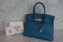 将图片加载到图库查看器，HERMES BIRKIN 30 Togo leather Cobait □P刻印 Hand bag 600100022
