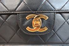 画像をギャラリービューアに読み込む, CHANEL/シャネル マトラッセＷフラップチェーンショルダーバッグ ラムスキン ブラック/ゴールド金具 ショルダーバッグ 800060042
