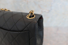 Load image into Gallery viewer, CHANEL Mini Matelasse single flap chain shoulder bag Lambskin Black/Gold hadware Shoulder bag 600070143
