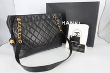 画像をギャラリービューアに読み込む, CHANEL/シャネル マトラッセチェーントートバッグ ラムスキン ブラック/ゴールド金具 トートバッグ 800090240
