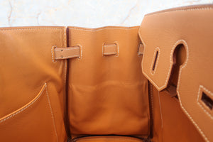 HERMES／エルメス バーキン35 クシュベル ナチュラル □I刻印 ハンドバッグ 700070183