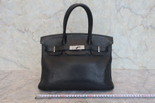 画像をギャラリービューアに読み込む, HERMES／エルメス バーキン30 トリヨンクレマンス ブラック □I刻印 ハンドバッグ 800010067

