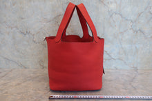 画像をギャラリービューアに読み込む, HERMES／エルメス ピコタンロックＭＭ トリヨンクレマンス ルージュトマト X刻印 ハンドバッグ 800020216
