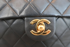 CHANEL Mini Matelasse single flap chain shoulder bag Lambskin Black/Gold hadware Shoulder bag 600070143