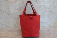 画像をギャラリービューアに読み込む, HERMES／エルメス ピコタンロックＭＭ トリヨンクレマンス ルージュトマト X刻印 ハンドバッグ 800020216
