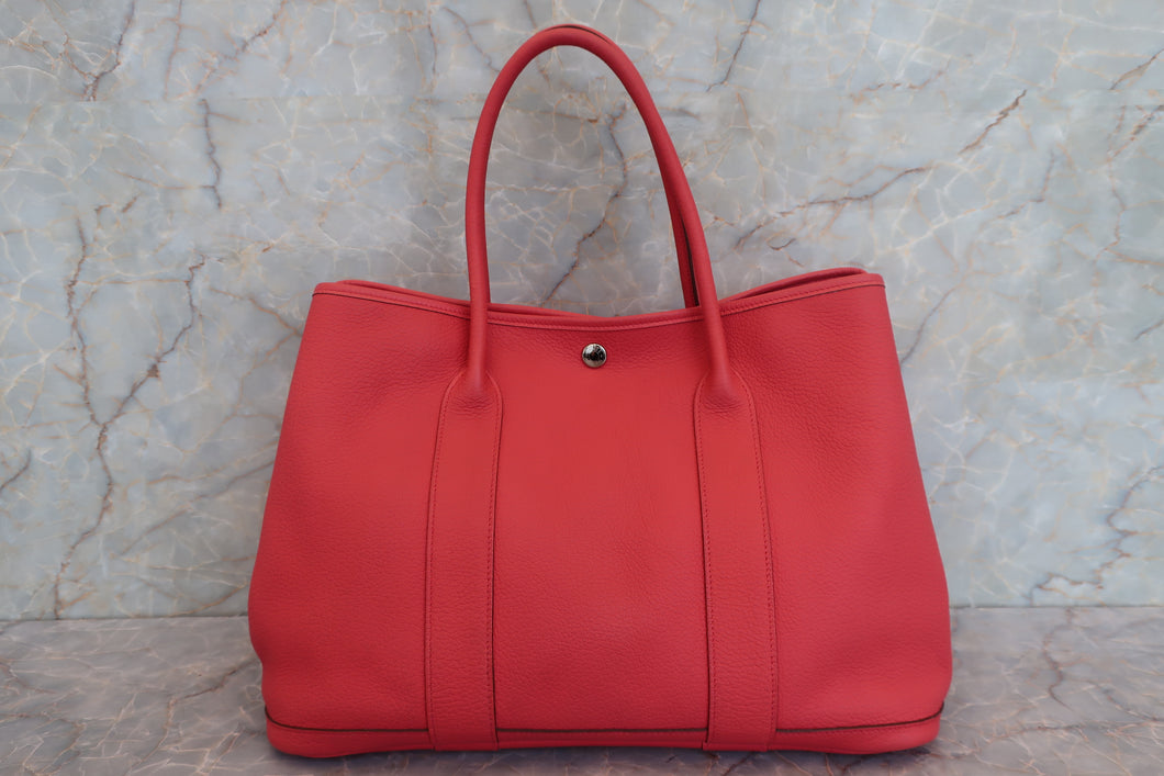 HERMES／エルメス ガーデンパーティPM ネゴンダ ブーゲンビリア □N刻印 トートバッグ 700110050