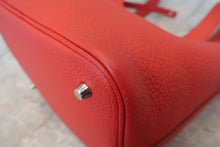 画像をギャラリービューアに読み込む, HERMES／エルメス ピコタンロックＭＭ トリヨンクレマンス ルージュトマト X刻印 ハンドバッグ 800020216

