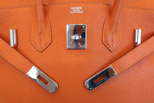 將圖片載入圖庫檢視器 HERMES／エルメス バーキン30 トゴ オレンジ □N刻印 ハンドバッグ 700070178
