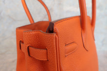 將圖片載入圖庫檢視器 HERMES／エルメス バーキン30 トゴ オレンジ □N刻印 ハンドバッグ 700070178
