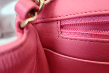 Load image into Gallery viewer, CHANEL  V-Stitch chain shoulder bag Lambskin Pink/Gold hadware Shoulder bag 700100046
