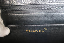 将图片加载到图库查看器，CHANEL/香奈儿 垂直针迹 链条包 荔枝皮 Black/Gold hadware(黑色/金色金属) 肩背包 700120117

