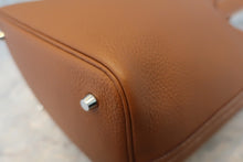 画像をギャラリービューアに読み込む, HERMES／エルメス ピコタンロックＭＭ トリヨンクレマンス ゴールド W刻印 ハンドバッグ 800030020
