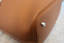 画像をギャラリービューアに読み込む, HERMES／エルメス ピコタンロックＭＭ トリヨンクレマンス ゴールド W刻印 ハンドバッグ 800030020
