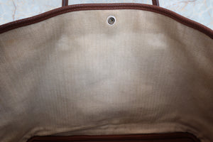 HERMES／エルメス ガーデンパーティPM ネゴンダ ブラウン □Q刻印 トートバッグ 700040021