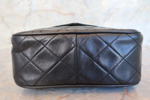 Load image into Gallery viewer, CHANEL Matelasse fringe chain shoulder bag Lambskin Black/Gold hadware Shoulder bag 700100034
