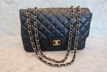 画像をギャラリービューアに読み込む, CHANEL/シャネル 中マトラッセシングルフラップWチェーンショルダーバッグ ラムスキン ブラック/ゴールド金具 ショルダーバッグ 800020146
