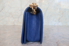 Load image into Gallery viewer, CHANEL LeBOY CHANEL chain shoulder bag Caviar skin Blue/Gold hadware Shoulder bag 700120120
