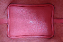 將圖片載入圖庫檢視器 HERMES／エルメス ピコタンロックＰＭ トリヨンクレマンス ルージュピヴォワンヌ C刻印 ハンドバッグ 800040060
