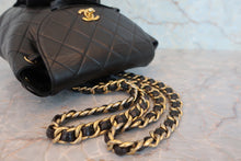Load image into Gallery viewer, CHANEL Matelasse chain back pack Lambskin Black/Gold hadware Back pack 800060022
