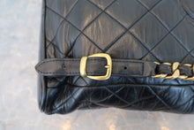 Load image into Gallery viewer, CHANEL Matelasse chain back pack Lambskin Black/Gold hadware Back pack 800060022
