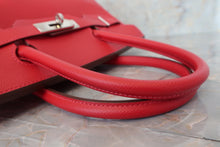 Load image into Gallery viewer, HERMES BIRKIN 30 Epsom leather Rouge casaque T Engraving Hand bag 500100272
