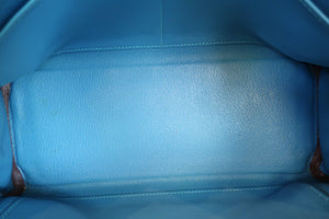 HERMES KELLY 28 Clemence leather Mykonos □O Engraving Shoulder bag 700070190