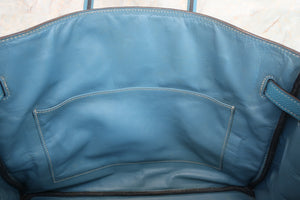 HERMES／エルメス バーキン35 トゴ ブルージーン □F刻印 ハンドバッグ 700080067