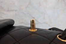 Load image into Gallery viewer, CHANEL Matelasse chain back pack Lambskin Black/Gold hadware Back pack 800060022
