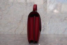 Load image into Gallery viewer, HERMES CONSTANCE3 MINI Epsom leather Rouge Grenet X Engraving Shoulder bag 600110046
