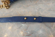 Load image into Gallery viewer, CHANEL LeBOY CHANEL chain shoulder bag Caviar skin Blue/Gold hadware Shoulder bag 700120120

