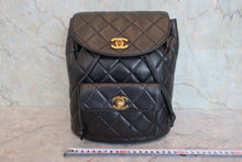 画像をギャラリービューアに読み込む, CHANEL/シャネル マトラッセチェーンリュック ラムスキン ブラック/ゴールド金具 リュック 800090030
