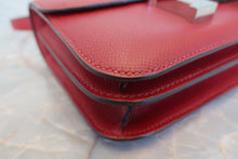 Load image into Gallery viewer, HERMES CONSTANCE3 MINI Epsom leather Rouge Grenet X Engraving Shoulder bag 600110046
