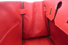 将图片加载到图库查看器，HERMES BIRKIN 30 Epsom leather Rouge casaque T刻印 Hand bag 500100272
