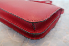 Load image into Gallery viewer, HERMES CONSTANCE3 MINI Epsom leather Rouge Grenet X Engraving Shoulder bag 600110046
