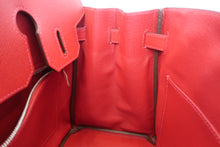 Load image into Gallery viewer, HERMES BIRKIN 30 Epsom leather Rouge casaque T Engraving Hand bag 500100272
