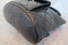 Load image into Gallery viewer, CHANEL Matelasse chain back pack Lambskin Black/Gold hadware Back pack 700090193
