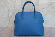 將圖片載入圖庫檢視器 HERMES／エルメス ボリード35 クシュベル ブルーフランス 〇X刻印 ショルダーバッグ 700030069
