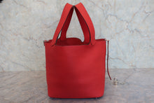 画像をギャラリービューアに読み込む, HERMES／エルメス ピコタンロックＭＭ トリヨンクレマンス ルージュトマト X刻印 ハンドバッグ 800020216
